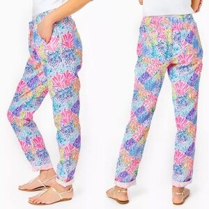 Lilly Pulitzer‎ Taron Mid-rise Linen Pant